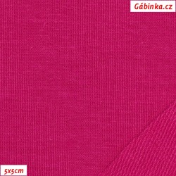Teplákovina s EL 97/3, A - tmavě růžová 1011, 5x5 cm