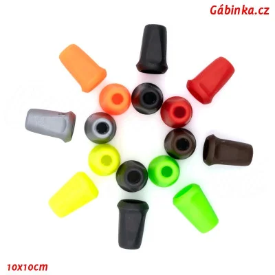 Koncovky hranaté plastové