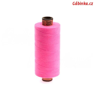 Universální nitě - Amann SABA C 70684 NEON světle růžová