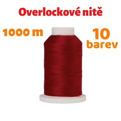 Universální overlocková nit - Amann Mettler SERACOR 120 PES, 1000 m, ATEST 1