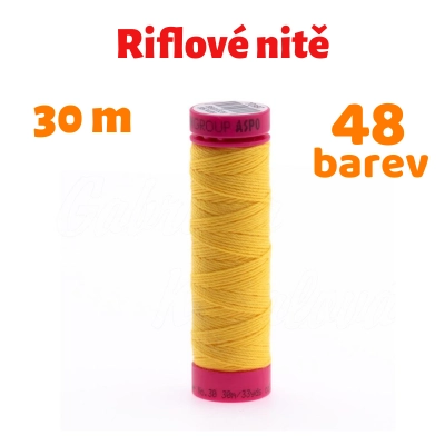 Riflové nitě - Amann ASPO 30 PES, 30 m, ATEST 1