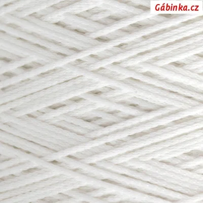 Pruženka na roušky - kulatá, bílá, průměr 2 mm, 10 m