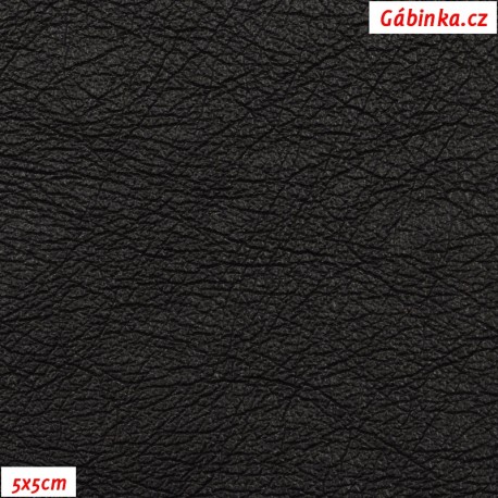 Koženka ULTRASOFT LESK 23 - Černá, ONYX, 5x5 cm