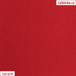 Plavkovina lesklá - Tmavě červená, šíře 140 cm, 10 cm