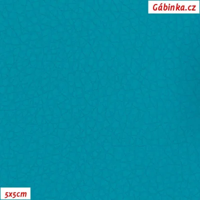 Koženka SOFT 78 - Tmavý tyrkys, 5x5 cm