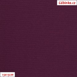 Kočárkovina MAT 224 - Červeněfialová, šíře 155 cm, 10 cm, ATEST 1