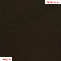 Waterproof Fabric MATT 810 - Dark Brown, width 155 cm, 10 cm, Certificate 1