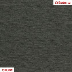 Potahová látka 219 - Tmavě šedá, 15x15 cm