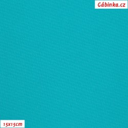 Waterproof Fabric MATT 166 - Turquoise, width 155 cm, 10 cm, Certificate 1