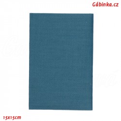 Nažehlovací záplata KEPR 25 - Modrá jeans, 11,5x40 cm, 1 ks