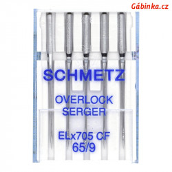 Jehly Schmetz - OVERLOCK ELx705 CF, 65, 5 ks