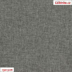 Waterproof Fabric LENA 053 - Light Grey Highlight, width 155 cm, 10 cm