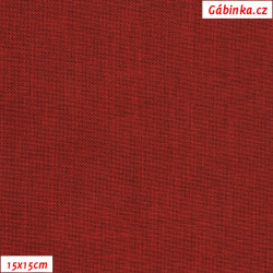 Kočárkovina LENA 015 - Červený melír, 15x15 cm