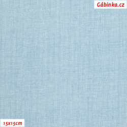 Plátno ČR A - Lněná půda nebesky modrá, šíře 150 cm, 10 cm, ATEST 1