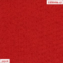 Filc ČR 009 - Červený, 50x60 cm, 1 ks, ATEST 1