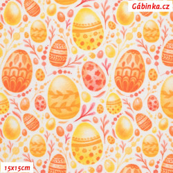 Kočárkovina Premium - Velikonoční vajíčka, foto 15x15 cm