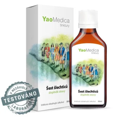 Tinktura z čínských bylin 075 - Šest šlechticů, YaoMedica, 50 ml