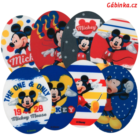 Iron-On Knee Patches Mickey-Mouse - Set 8 pcs