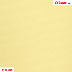 Waterproof Fabric MATT 429 - Light Yellow, photo 15x15 cm