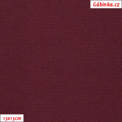 Waterproof Fabric MATT 793 - Dark Burgundy, width 155 cm, 10 cm, Certificate 1, 2nd quality