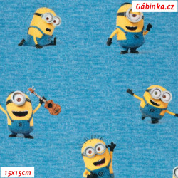 Jersey with EL - Minions on Blue Highlight, photo 15x15 cm