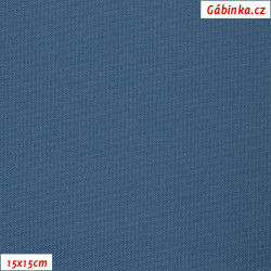 Kočárkovina MAT 843 - Střední modrá, šíře 155 cm, 10 cm, ATEST 1