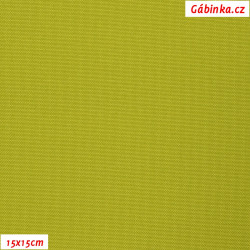 Waterproof Fabric MATT 183 - Dark Yellow-Green, width 155 cm, 10 cm, Certificate 1