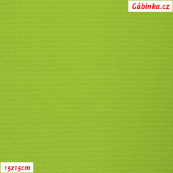 Waterproof Fabric MATT 506 - Bright Green, photo 15x15 cm