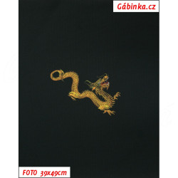 Panel on Waterproof Fabric - The whole dragon, big, width 39 cm x height 49 cm, Certificate1