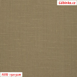 Linen with viscose B 08 - Dark Beige, width 135 cm, 10 cm