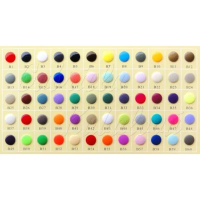 Plastový patent, průměr 12 mm, výběr barev