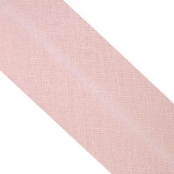 Šikmý proužek bavlněný - Světle růžový, šíře 20 mm, 1 m