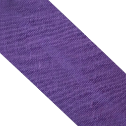 Šikmý proužek bavlněný - Tmavě fialový, šíře 20 mm, 1 m