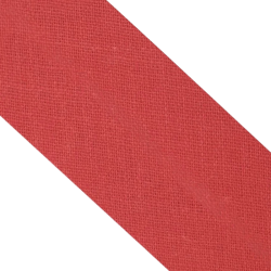 Šikmý proužek bavlněný - Červený, šíře 20 mm, 1 m