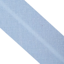 Šikmý proužek bavlněný - Světle modrý, šíře 20 mm, 1 m