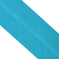 Cotton Bias Binding - Turquoise, width 20 mm, 1 m