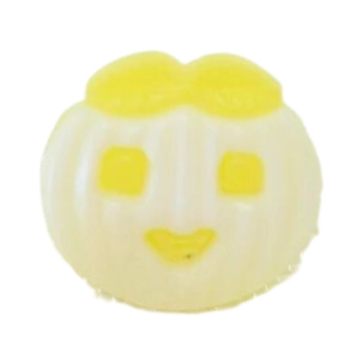 Dětský knoflík - Dýně žluté