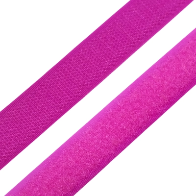 Suchý zip - Růžovofialový, šíře 2 cm, 10 cm (metráž)