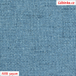 Potahová látka SOFT 12 - Tyrkysově modrá, foto 5x5 cm