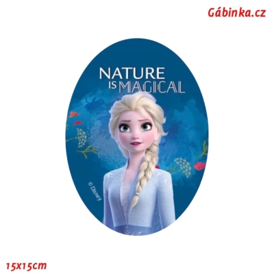 Nažehľovací záplata Ľadové kráľovstvo 9 - Elsa, ATEST 1