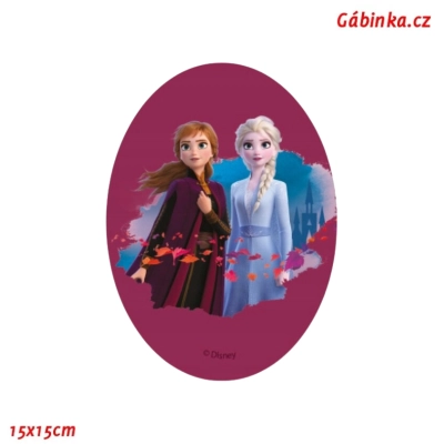 Nažehlovací záplata Ledové království 12 - Elsa a Anna, ATEST 1