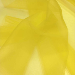 Tyl svatební - Žlutý, šíře 240 cm, 10 cm