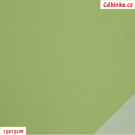 Zbytek šusťáku KENT - Světle zelený, délka 65 cm, šíře 145 cm, flek