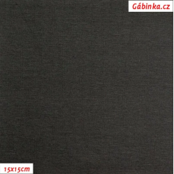Zbytek úpletu - Tmavě šedý 260 g/m2, délka 70 cm, šíře 180 cm, 2. jakost
