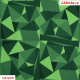 Zbytek kočárkoviny - Krystaly MINI zelené, délka 45 cm, šíře 155 cm