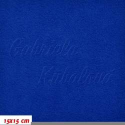 Zbytek fleece - Královsky modrý, délka 1,1 m, šíře 140 cm, 2. jakost