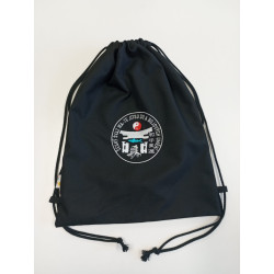 Drawstring Bag - Vak na záda - Jednobarevný s výšivkou WA-TE JITSU