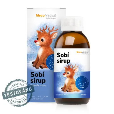 Sobí sirup 200 ml | MycoMedica | Dýchací cesty & imunita dětí