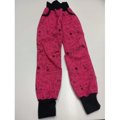 Softshellové kalhoty s kapsami, 1 ks