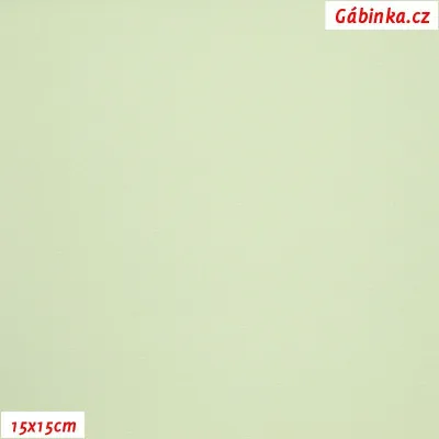 Koženka SOFT 18 - Světlounce zelená, 15x15 cm